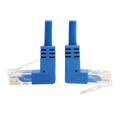 Tripp Lite Up/Down-Angle Cat6 Gigabit Molded Slim Utp Ethernet Cable (Rj45 N204-S02-BL-UD